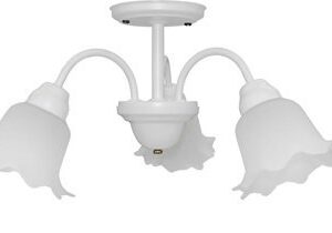 Araña Rocio tipo plafon 3 luces