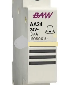 Campanilla 24V 1 módulo para riel DIN