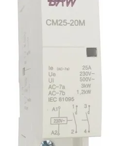 Contactor modular 2 polos 230V 25A