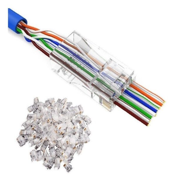 Ficha macho RJ45 (internet) CAT5 ECO – Electrotécnica