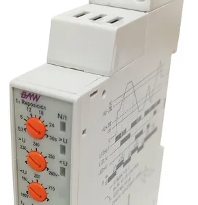 Relé de protección de tensión monofásico analógico
