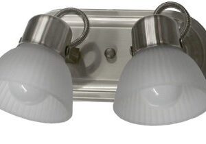 Aplique ovalado 2 luces