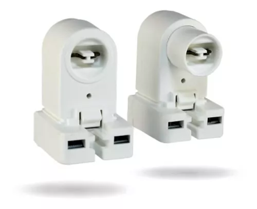 Zocalos para tubo de 2.40mt de 45w LED/105w Fluorescente (x Juego)