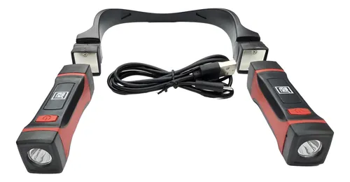 Linterna doble de cuello recargable usb LLE0002 - JA